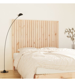 Tête de lit murale 146,5x3x110 cm Bois massif de pin