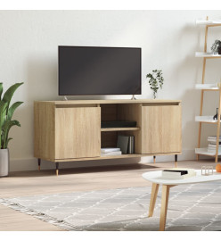 Meuble TV chêne sonoma 104x35x50 cm bois d'ingénierie