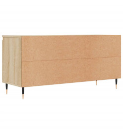 Meuble TV chêne sonoma 104x35x50 cm bois d'ingénierie