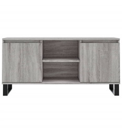 Meuble TV sonoma gris 104x35x50 cm bois d'ingénierie