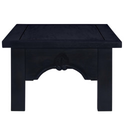 Table basse Café noir clair 100x50x30 cm Bois d'acajou massif