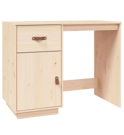 Bureau avec armoires 135x50x75 cm Bois massif de pin