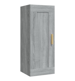 Armoire murale Sonoma gris 35x34x90 cm Bois d'ingénierie