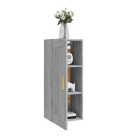 Armoire murale Sonoma gris 35x34x90 cm Bois d'ingénierie