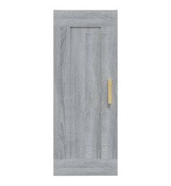 Armoire murale Sonoma gris 35x34x90 cm Bois d'ingénierie