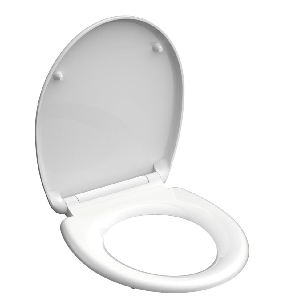 SCHÜTTE Siège de toilette WHITE duroplast