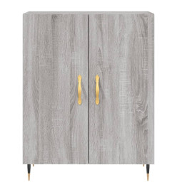 Buffet haut Sonoma gris 69,5x34x180 cm Bois d'ingénierie