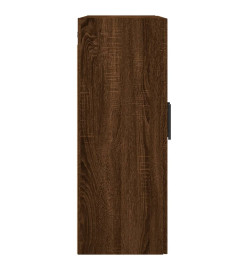 Armoires murales 2 pcs chêne marron 69,5x34x90 cm