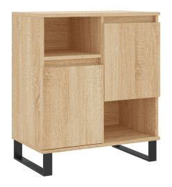 Buffets 2 pcs chêne sonoma bois d'ingénierie