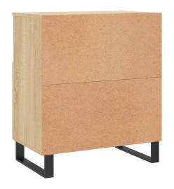 Buffets 2 pcs chêne sonoma bois d'ingénierie