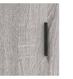 Buffet haut Sonoma gris 34,5x34x180 cm Bois d'ingénierie
