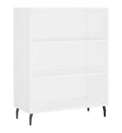 Buffet blanc 69,5x32,5x180 cm bois d'ingénierie