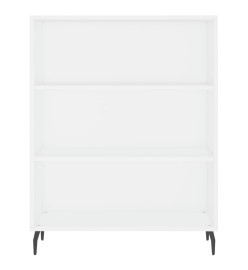 Buffet blanc 69,5x32,5x180 cm bois d'ingénierie