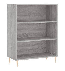 Buffet sonoma gris 69,5x32,5x180 cm bois d'ingénierie