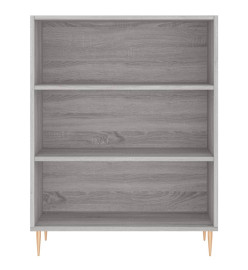 Buffet sonoma gris 69,5x32,5x180 cm bois d'ingénierie