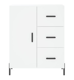 Buffet haut Blanc 69,5x34x180 cm Bois d'ingénierie