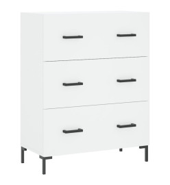 Buffet haut Blanc 69,5x34x180 cm Bois d'ingénierie