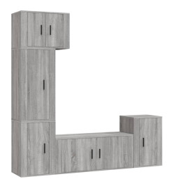 Ensemble de meubles TV 5 pcs Sonoma gris Bois d'ingénierie