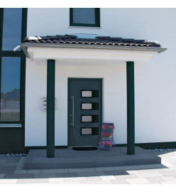 Porte d'entrée Anthracite 110x210 cm Aluminium et PVC