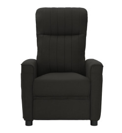 Fauteuil électrique de massage Noir Tissu