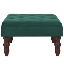 Tabouret Vert foncé 60x60x36 cm Velours