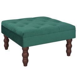 Tabouret Vert foncé 60x60x36 cm Velours