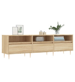 Meuble TV chêne sonoma 150x30x44,5 cm bois d'ingénierie