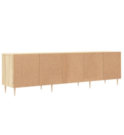 Meuble TV chêne sonoma 150x30x44,5 cm bois d'ingénierie