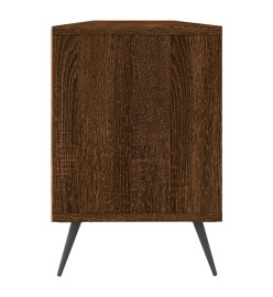 Meuble TV chêne marron 150x30x44,5 cm bois d'ingénierie