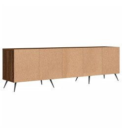 Meuble TV chêne marron 150x30x44,5 cm bois d'ingénierie