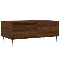 Table basse Chêne marron 90x50x36,5 cm Bois d'ingénierie