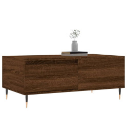 Table basse Chêne marron 90x50x36,5 cm Bois d'ingénierie