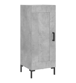 Buffet Gris béton 34,5x34x90 cm Bois d'ingénierie