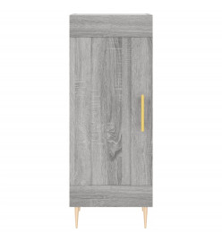 Buffet Sonoma gris 34,5x34x90 cm Bois d'ingénierie