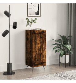 Buffet Chêne fumé 34,5x34x90 cm Bois d'ingénierie