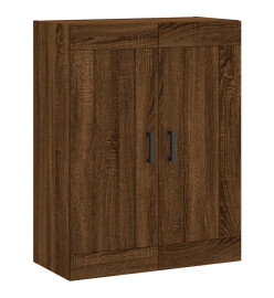 Armoire murale chêne marron 69,5x34x90 cm bois d'ingénierie