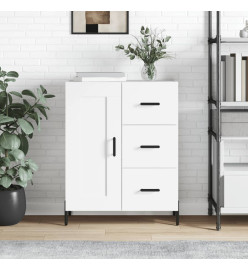 Buffet blanc 69,5x34x90 cm bois d'ingénierie