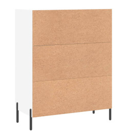 Buffet blanc 69,5x34x90 cm bois d'ingénierie