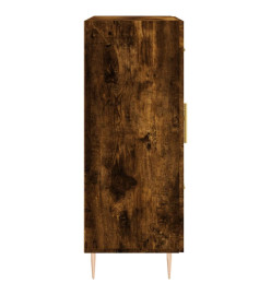 Buffet chêne fumé 69,5x34x90 cm bois d'ingénierie