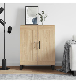 Buffet chêne sonoma 69,5x34x90 cm bois d'ingénierie
