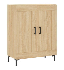 Buffet chêne sonoma 69,5x34x90 cm bois d'ingénierie