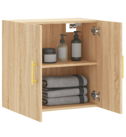 Armoire murale chêne sonoma 60x31x60 cm bois d'ingénierie