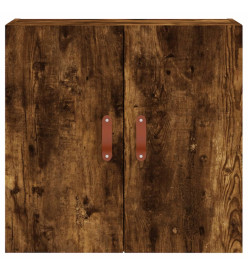 Armoire murale chêne fumé 60x31x60 cm bois d'ingénierie