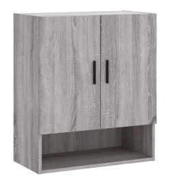 Armoire murale sonoma gris 60x31x70 cm bois d'ingénierie