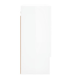 Armoire murale Blanc brillant 60x31x70 cm Bois d'ingénierie