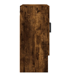 Armoire murale chêne fumé 60x31x70 cm bois d'ingénierie