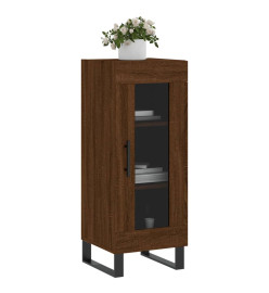 Buffet Chêne marron 34,5x34x90 cm Bois d'ingénierie