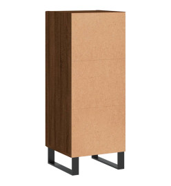 Buffet Chêne marron 34,5x34x90 cm Bois d'ingénierie