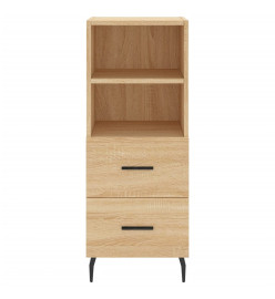 Buffet Chêne sonoma 34,5x34x90 cm Bois d'ingénierie