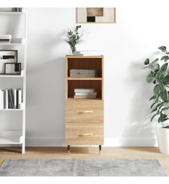 Buffet Chêne sonoma 34,5x34x90 cm Bois d'ingénierie